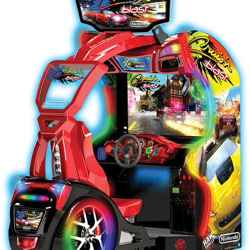 Raw Thrills Crus'n Blast Arcade Game