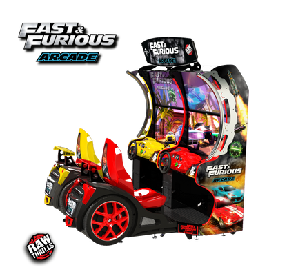 Raw Thrills Fast & Furious Arcade Game Standard